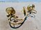 Bronze Wall Lights, 1900s, Set of 2 2