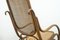 Rocking Chair Antique en Roseau par Michael Thonet pour Thonet 9