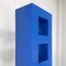Italian Modern Blue Wood Bookcase by Aldo Cibic, 1980s, Image 4