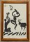 Pablo Picasso, Flautista, 1959, Litografía, Enmarcado, Imagen 1