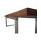 Mid-Century Modern Brutalist Coffee Table in Wenge and Steel, Germany, 1960s 5