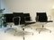 Aluminum Chairs in Hopsak Black by Charles and Ray Eames for Vitra, Set of 4, Image 3