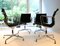 Aluminum Chairs in Hopsak Black by Charles and Ray Eames for Vitra, Set of 4, Image 14