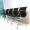 Aluminum Chairs in Hopsak Black by Charles and Ray Eames for Vitra, Set of 4, Image 2