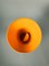 Tabourets et Table de Style Space Age en Plastique Orange et Blanc, 1970s, Set de 5 13