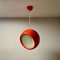 Rote Pallade Hängelampe von Studio Tetrarch für Artemide, 1960er 2