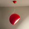 Rote Pallade Hängelampe von Studio Tetrarch für Artemide, 1960er 3