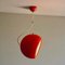 Rote Pallade Hängelampe von Studio Tetrarch für Artemide, 1960er 6