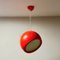 Rote Pallade Hängelampe von Studio Tetrarch für Artemide, 1960er 1