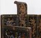 Chinese Black Lacquer Gilt and Polychrome Painted Bench Seats, 1920s, Set of 2, Image 8