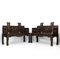 Chinese Black Lacquer Gilt and Polychrome Painted Bench Seats, 1920s, Set of 2, Image 10