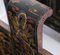 Chinese Black Lacquer Gilt and Polychrome Painted Bench Seats, 1920s, Set of 2, Image 20