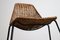 Basket Dining Chairs in Rattan by Gian Franco Legler, 1950s, Set of 10 3