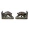Amerikanische Art Deco Elefanten Buchstützen aus Bronze, 20. Jh. von Charles Robert Knight, 2er Set 4