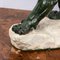 Eugene Cartier, Französischer Art Deco Jaguar, 20. Jh., Bronze auf Steinsockel 9
