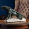 Eugene Cartier, Französischer Art Deco Jaguar, 20. Jh., Bronze auf Steinsockel 20