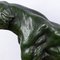 Eugene Cartier, Französischer Art Deco Jaguar, 20. Jh., Bronze auf Steinsockel 13