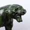 Eugene Cartier, Französischer Art Deco Jaguar, 20. Jh., Bronze auf Steinsockel 8