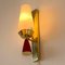 Midcentury Modern Italian Wall Sconces, 1950s, Set of 2 7
