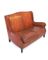 Vintage Scandinavian Sofa in Brown Leather, Image 2