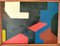 Serge Poliakoff, Composizione in nero, rosso, blu, giallo e bianco, 1951, Olio su tela, Incorniciato, Immagine 3