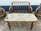 Canapé en Rotin Roseau avec Table et Chaises, 1970s, Set de 4 5