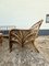 Canapé en Rotin Roseau avec Table et Chaises, 1970s, Set de 4 6