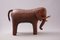 Großer Vintage Leder Elefant von Dimitri Omersa 4
