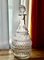 Antique French Crystal Bludgeon Bottle Glass Decanter with Ornate Etching, Image 6