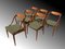 Danish Teak Dining Chairs by Johannes Andersen for Uldum Møbelfabrik, Set of 6 3