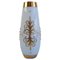 Handbemalte Porzellanvase mit Vergoldung, 1960er 1