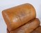 Fauteuil en Cuir Camel, Italie, 1970s 11