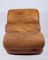 Fauteuil en Cuir Camel, Italie, 1970s 10