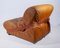 Fauteuil en Cuir Camel, Italie, 1970s 7