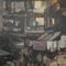 Edward Seago, Street en Wan Chai, Hong Kong, óleo a bordo, Imagen 1