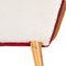 French Red Upholstered Armchairs by Stella Durera, 1950s, Set of 2, Image 6