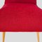 French Red Upholstered Armchairs by Stella Durera, 1950s, Set of 2, Image 3