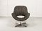 Chocolate Brown Leatherette Lounge Chair from Rohé Noordwolde, 1970s, Image 3