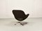Chocolate Brown Leatherette Lounge Chair from Rohé Noordwolde, 1970s 6