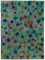 Large Vintage Multicolor Rug, Image 1