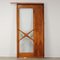 Large Vintage Door in Beech and Walnut with Glass, 1950s 3