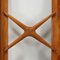Large Vintage Door in Beech and Walnut with Glass, 1950s 5