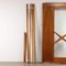 Large Vintage Door in Beech and Walnut with Glass, 1950s 10