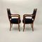 Set of Biedermeier Armchairs in Cherry Wood with Black Boucle, 1820, Image 4