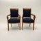 Set of Biedermeier Armchairs in Cherry Wood with Black Boucle, 1820, Image 10