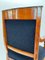 Set of Biedermeier Armchairs in Cherry Wood with Black Boucle, 1820 19