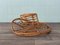 Vintage Bamboo Hat Decorative Object, 1970s 3
