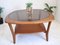 Mesa de centro danesa Mid-Century moderna de teca, años 60, Imagen 7