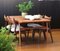 Mesa de comedor de teca de Johannes Andersen para Møller Møbelfabrik, años 60, Imagen 6
