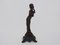 Art Nouveau Spelter Sculpture of Woman Smelling a Flower, 1920s 4